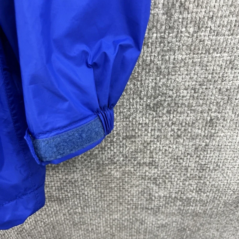 LL Bean Vintage Mens Small Gore-Tex Blue Anorak Nylon Windbreaker Hooded Outdoor